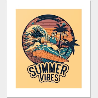 Summer Vibe-The Great Wave Posters and Art